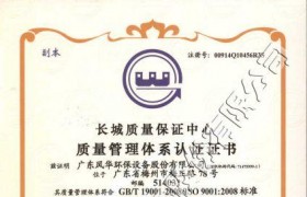 ISO9001:2008質(zhì)量管理體系認證